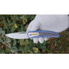 SPINNAKER авторський складаний ніж ручної роботи KUSTOM KNIVES, сталь - Damasteel Bifrost, 61-62 HRC, купити замовити в Україні